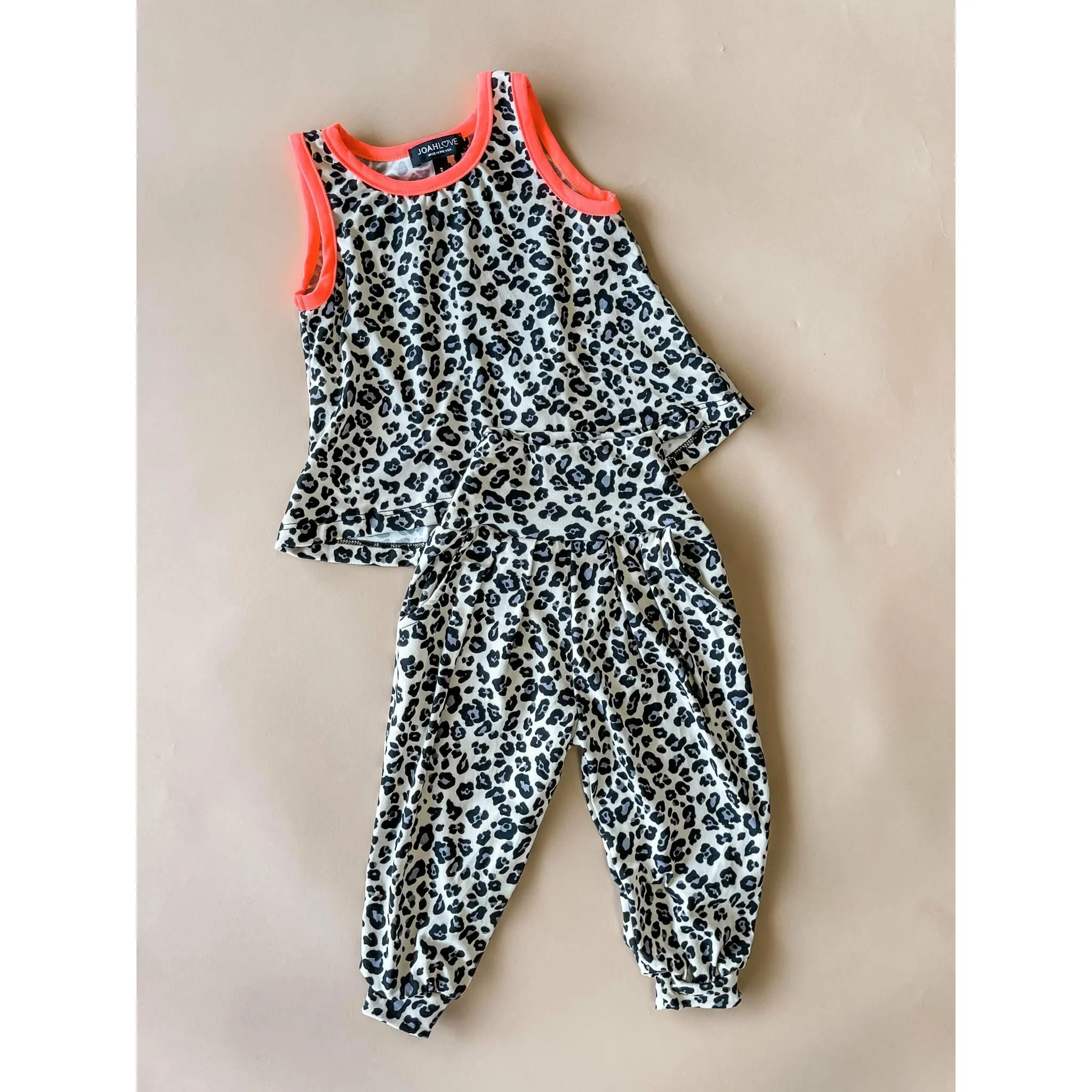 Sumaya | Cream Cheetah Pant