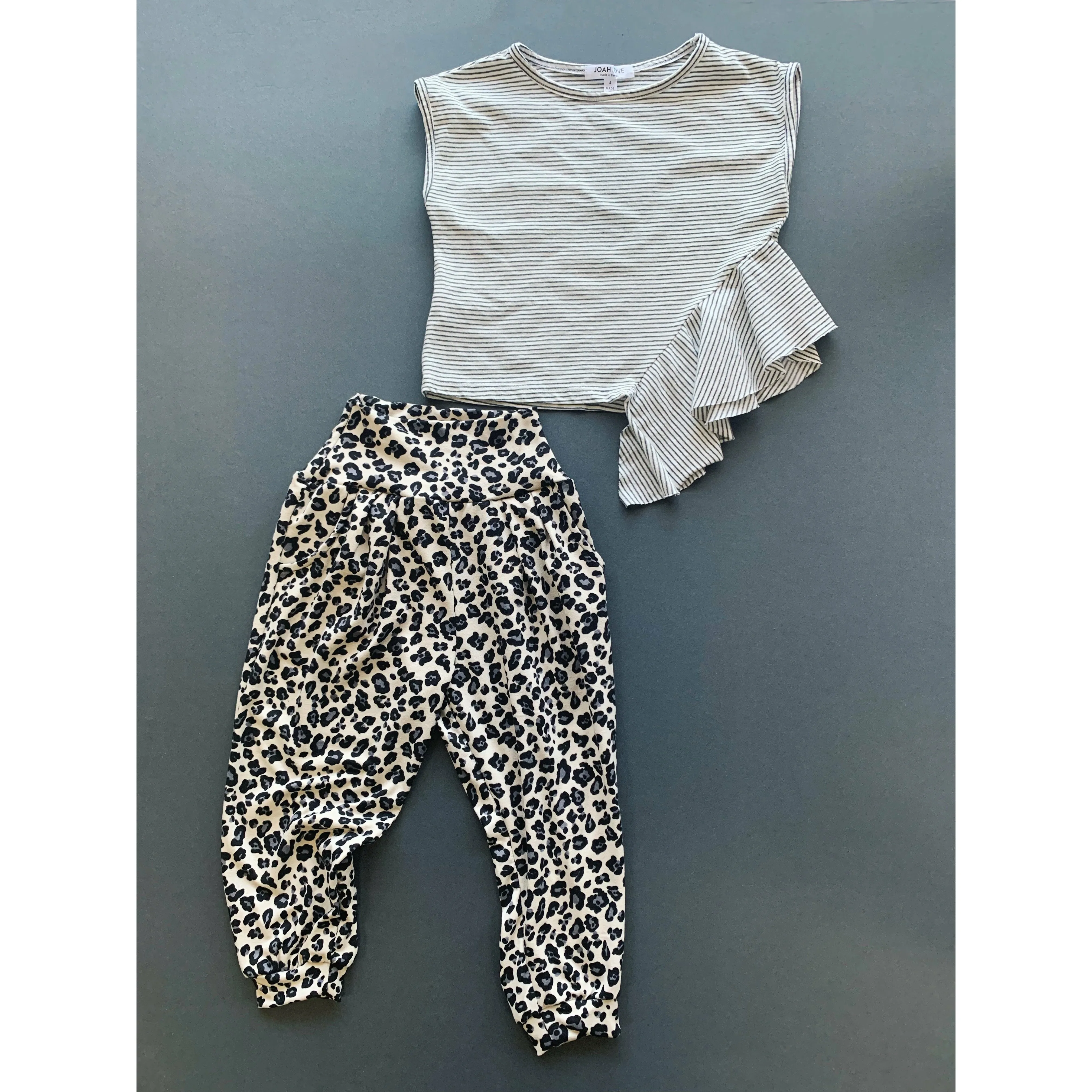 Sumaya | Cream Cheetah Pant