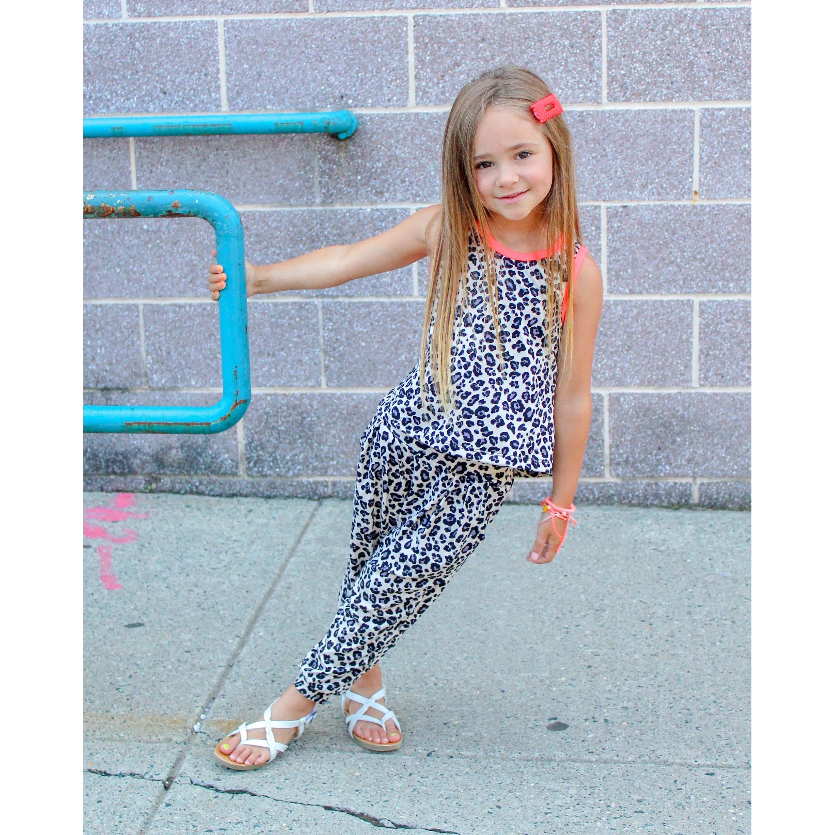 Sumaya | Cream Cheetah Pant
