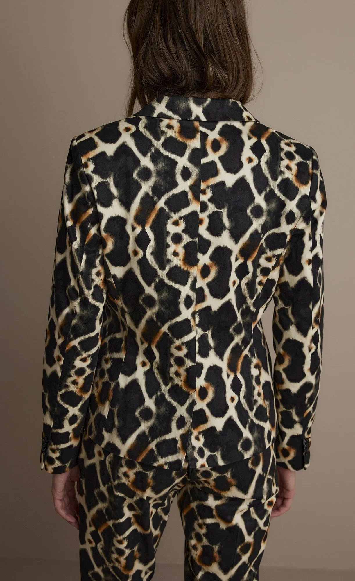 Summum Fitted Tie-Dye blazer