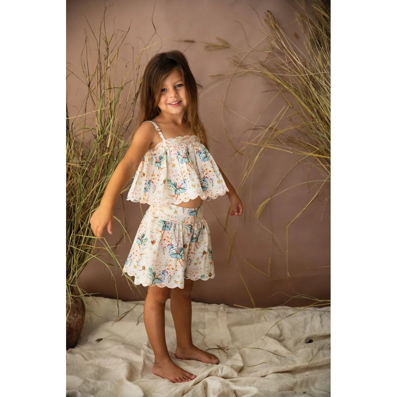 Sweet Heart Shorts-Marshmallow