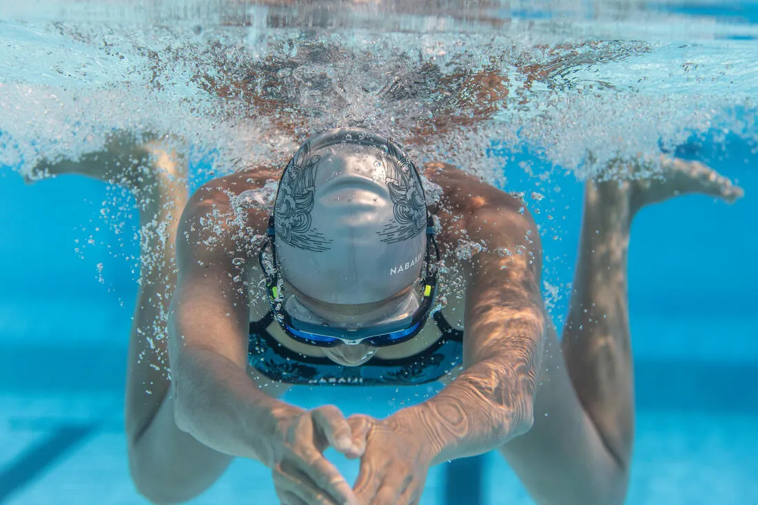 Swimming mask Active - Mirrored lenses - Size large