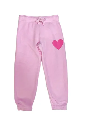 T2LOVE- Heart Sweat Pants (Bubble Gum)