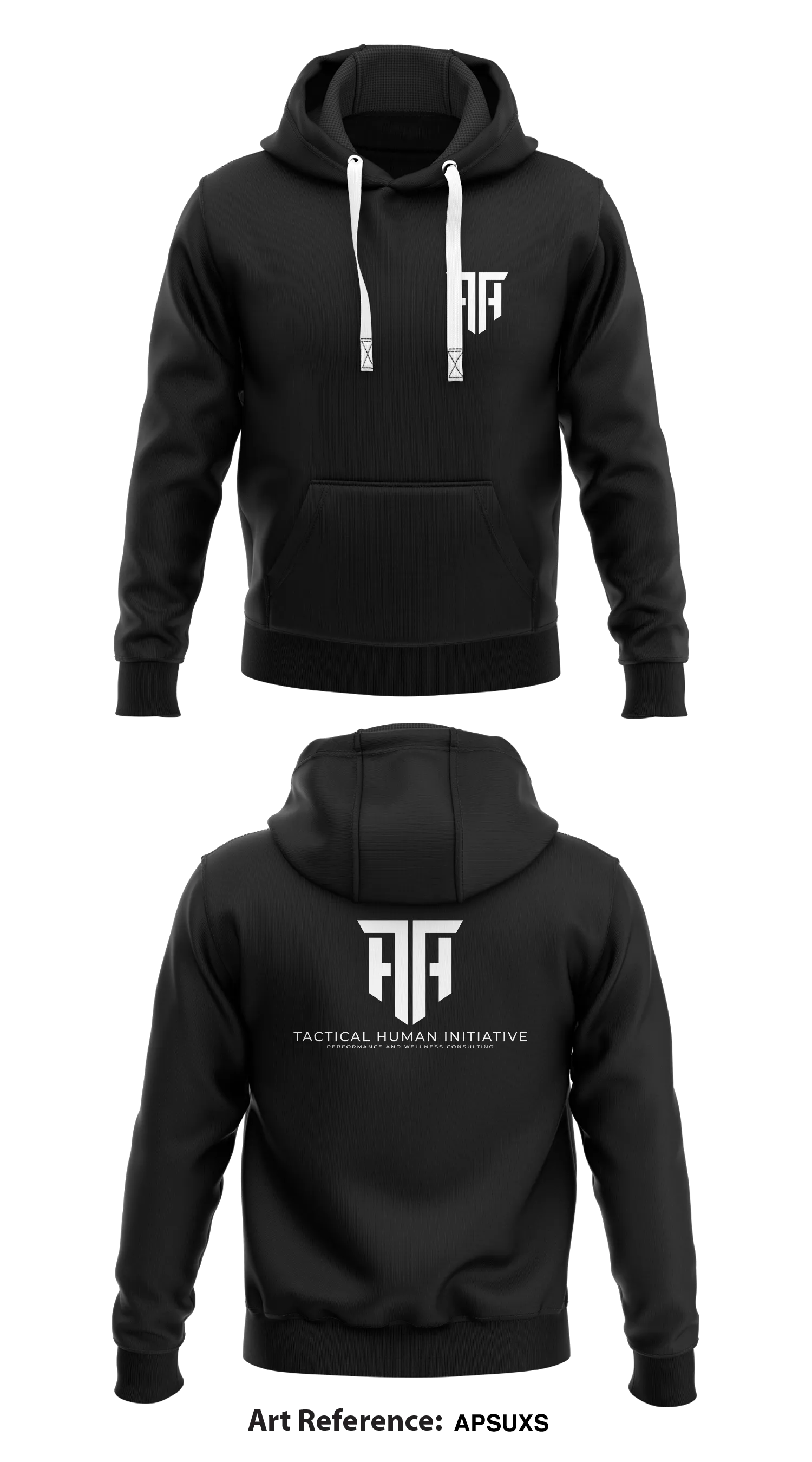 Tactical Human Initiative Store 1  Core Men's Hooded Performance Sweatshirt - APSUXs