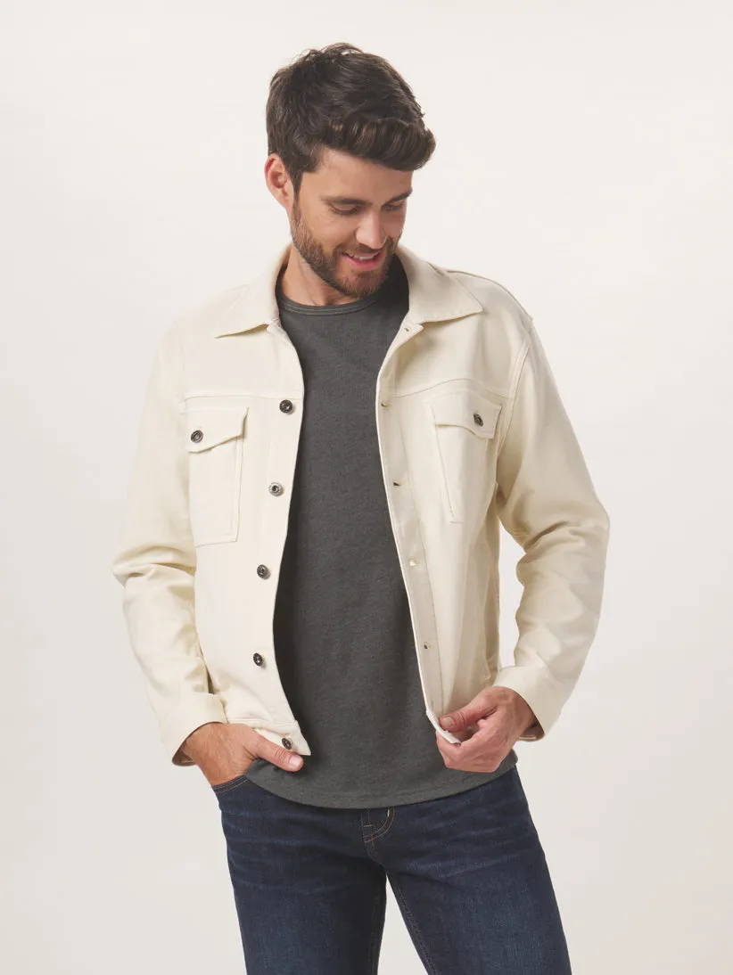 Tailored Terry Trucker Jacket