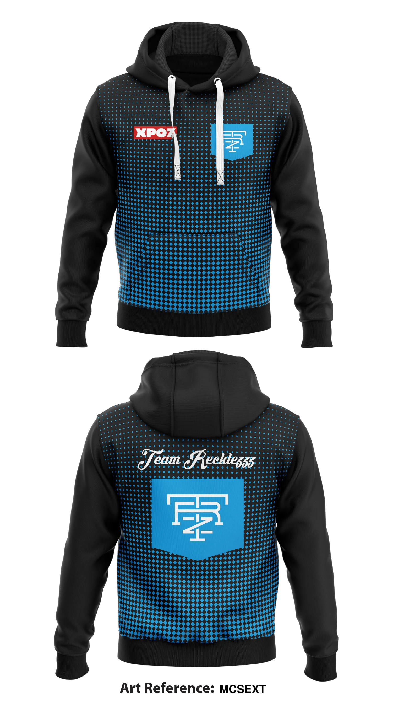 Team Recklezzz  Store 1 Core Men's Hooded Performance Sweatshirt - MCseXT