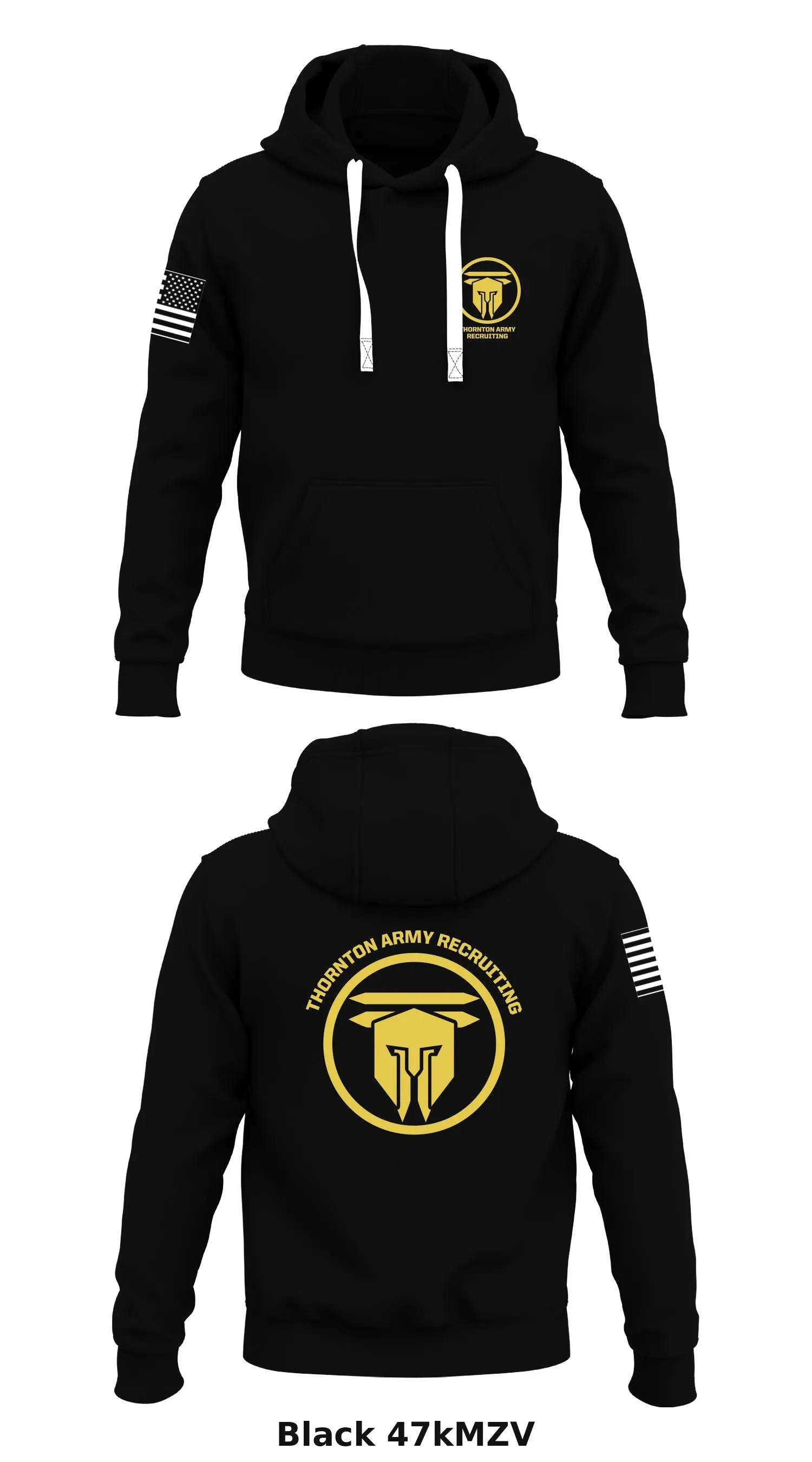 Thornton Army Recruiting  Store 1  Core Men's Hooded Performance Sweatshirt - 47kMZV