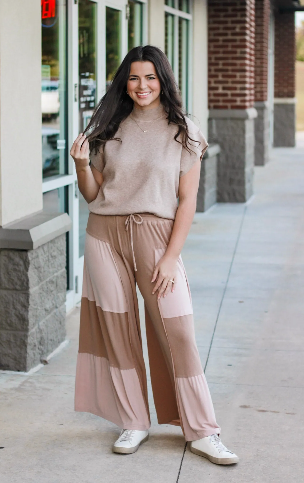 To Better Things Taupe Pants