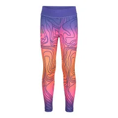 Under Armour Girl's Ombre Swirl Logo Leggings - Afterglow