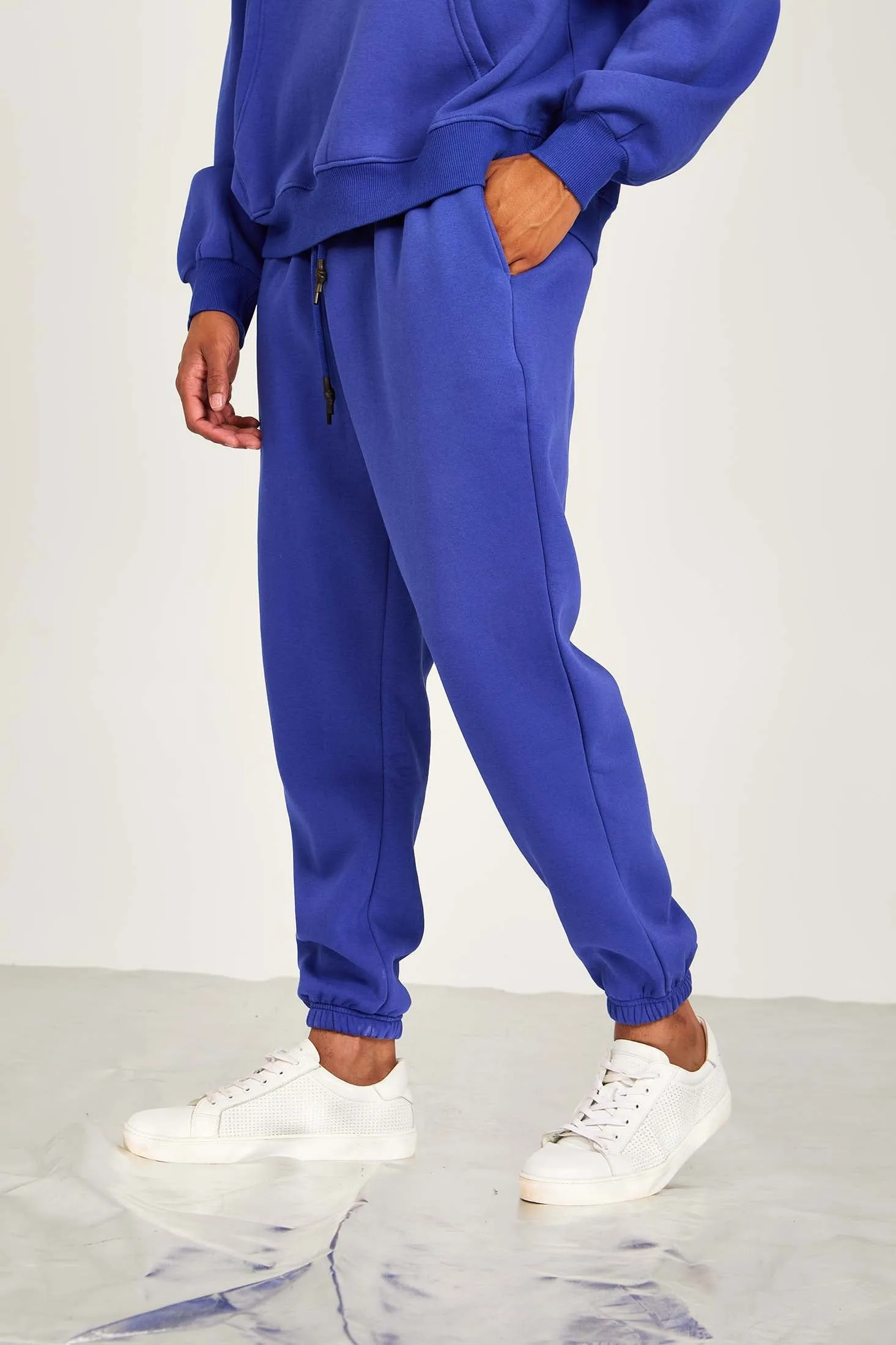 Unisex Loose Fit Sweat Pant Blue