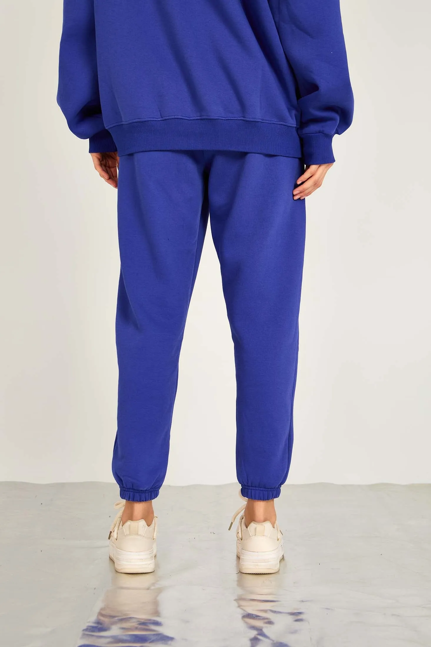 Unisex Loose Fit Sweat Pant Blue