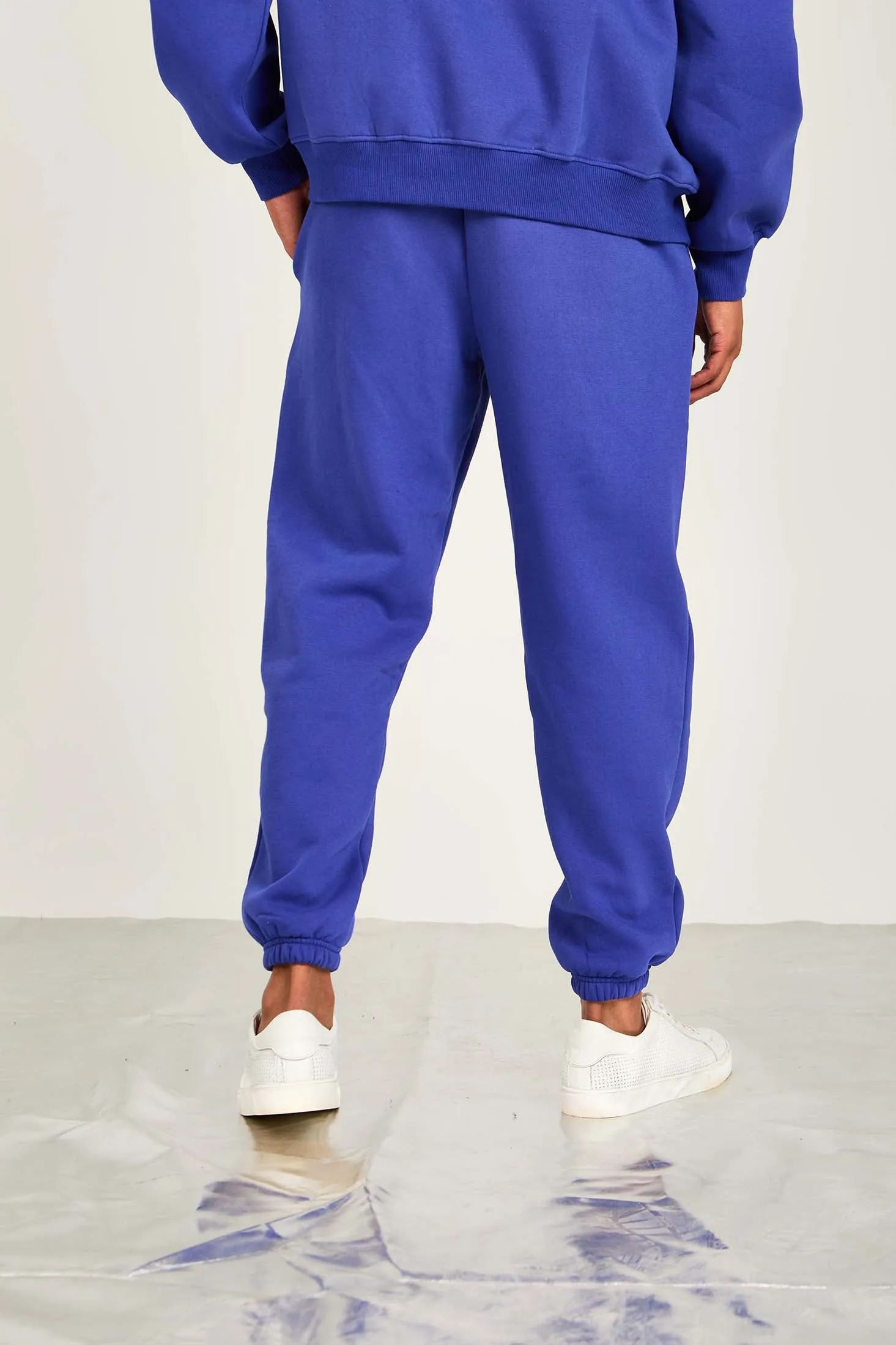 Unisex Loose Fit Sweat Pant Blue