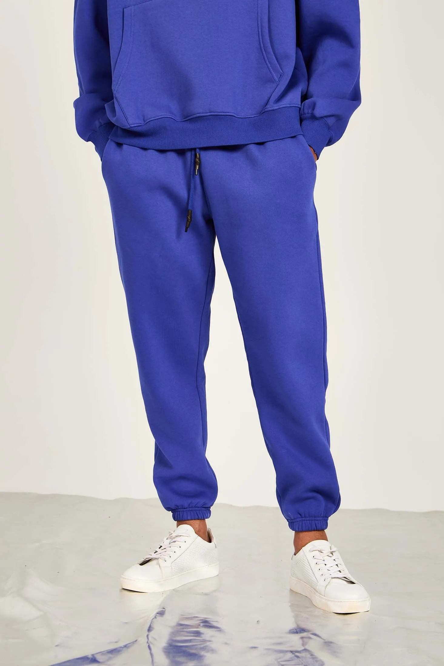 Unisex Loose Fit Sweat Pant Blue