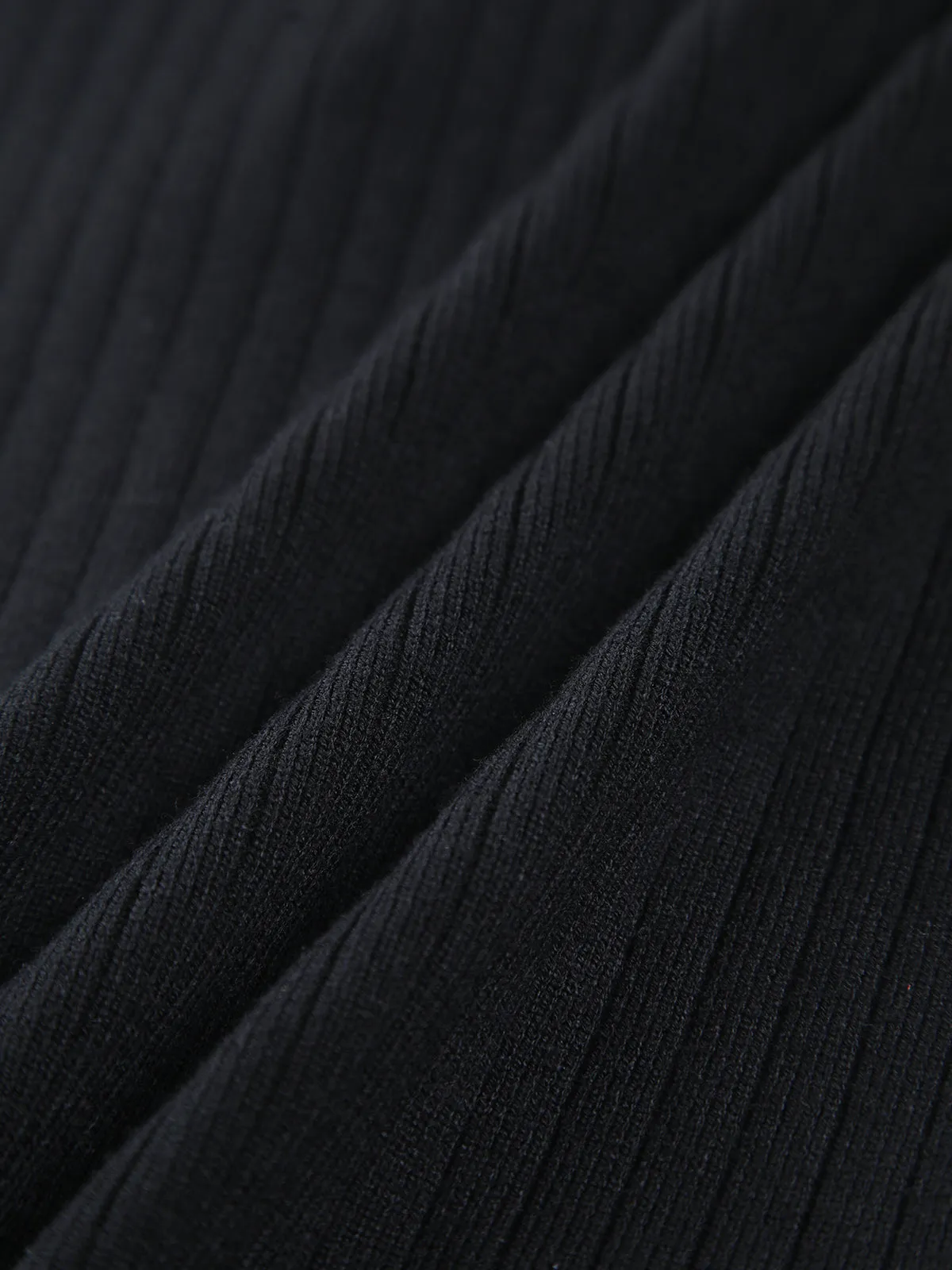 V-Neck Solid Button Knitted Vest