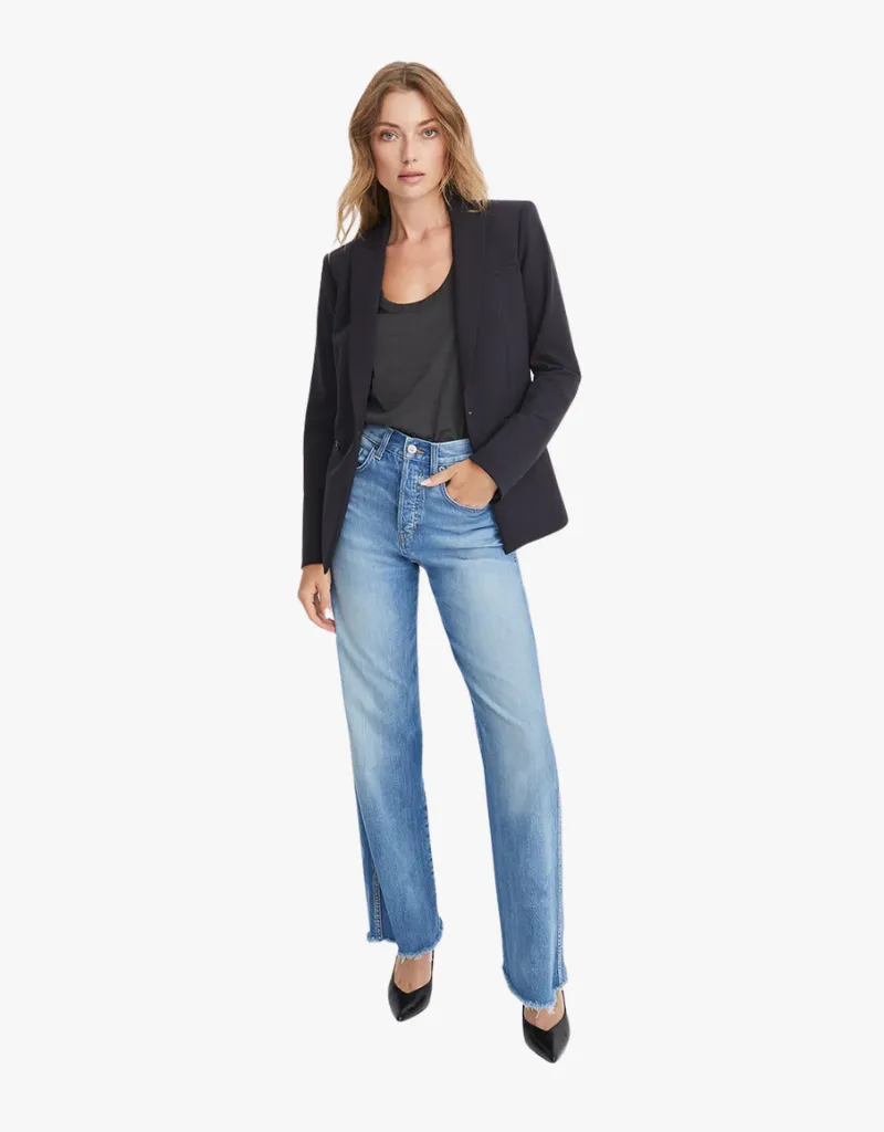 Veronica Beard Iconic Scuba Dickey Jacket in Navy