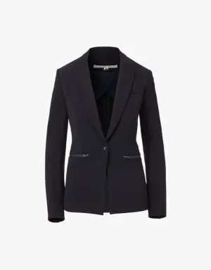 Veronica Beard Iconic Scuba Dickey Jacket in Navy