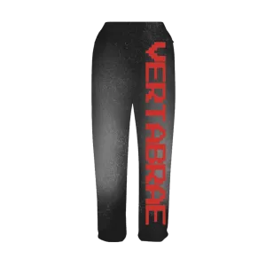 Vertabrae C-2 Sweat Pants Washed (Black & Red)