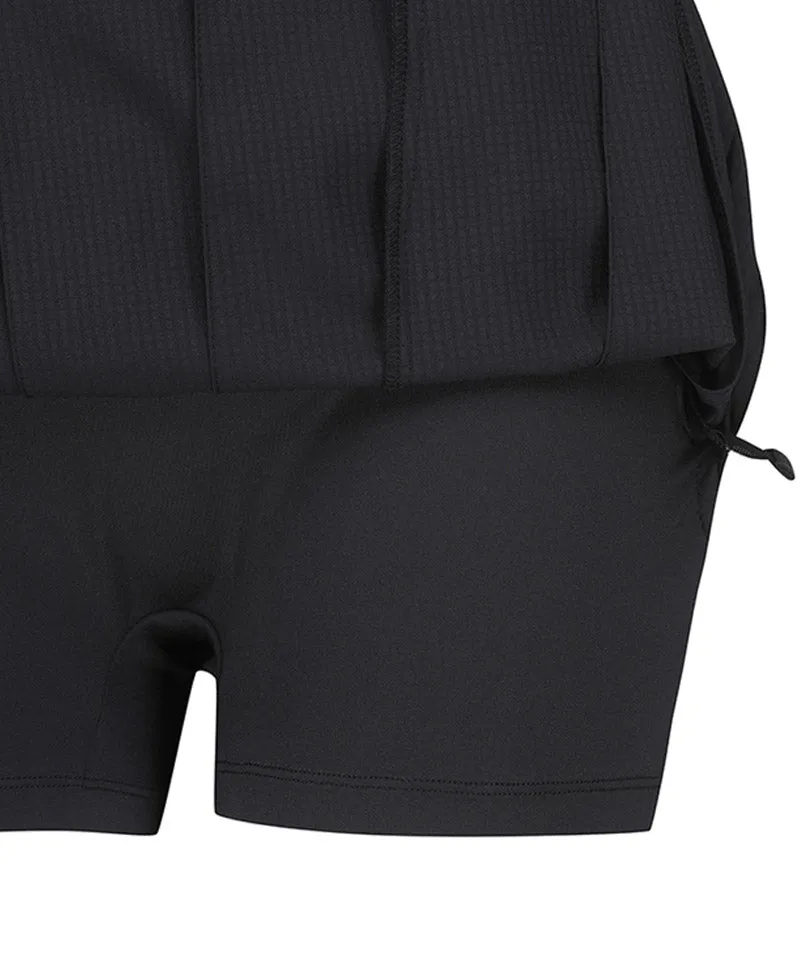 Vice Golf Atelier Women's Basic Pleats Skirt - Black