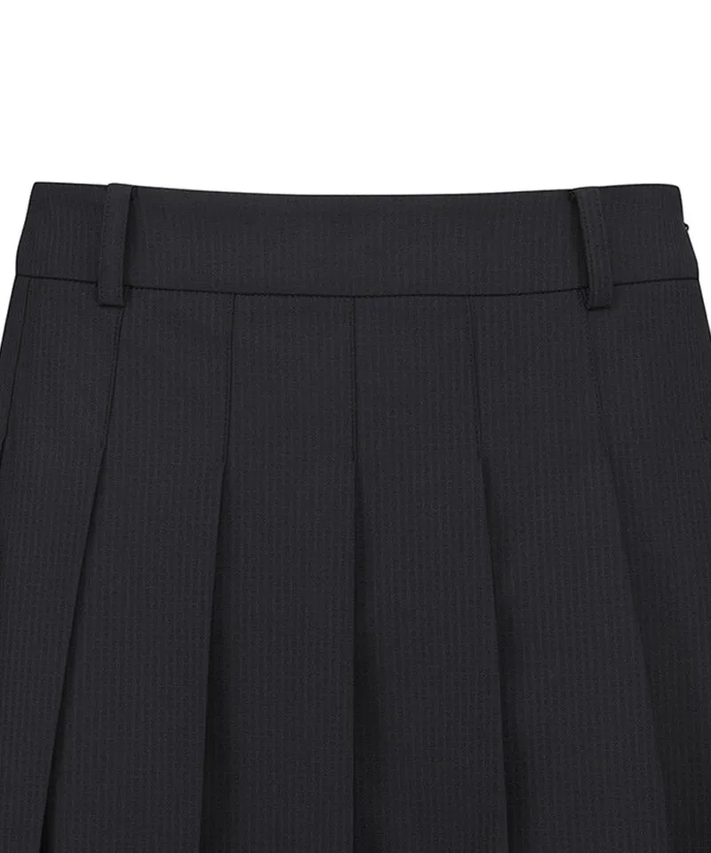 Vice Golf Atelier Women's Basic Pleats Skirt - Black