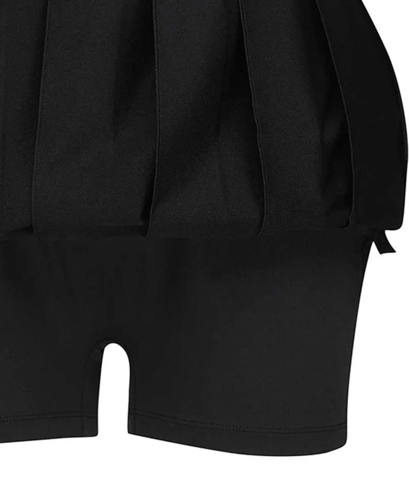 Vice Golf Atelier Women's Cargo Pocket Point Pleats Skirt - Black