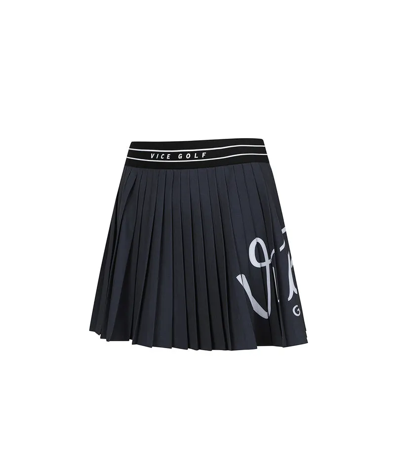 Vice Golf Atelier Women's Vice Liberty Club Pleats Skirt - Black