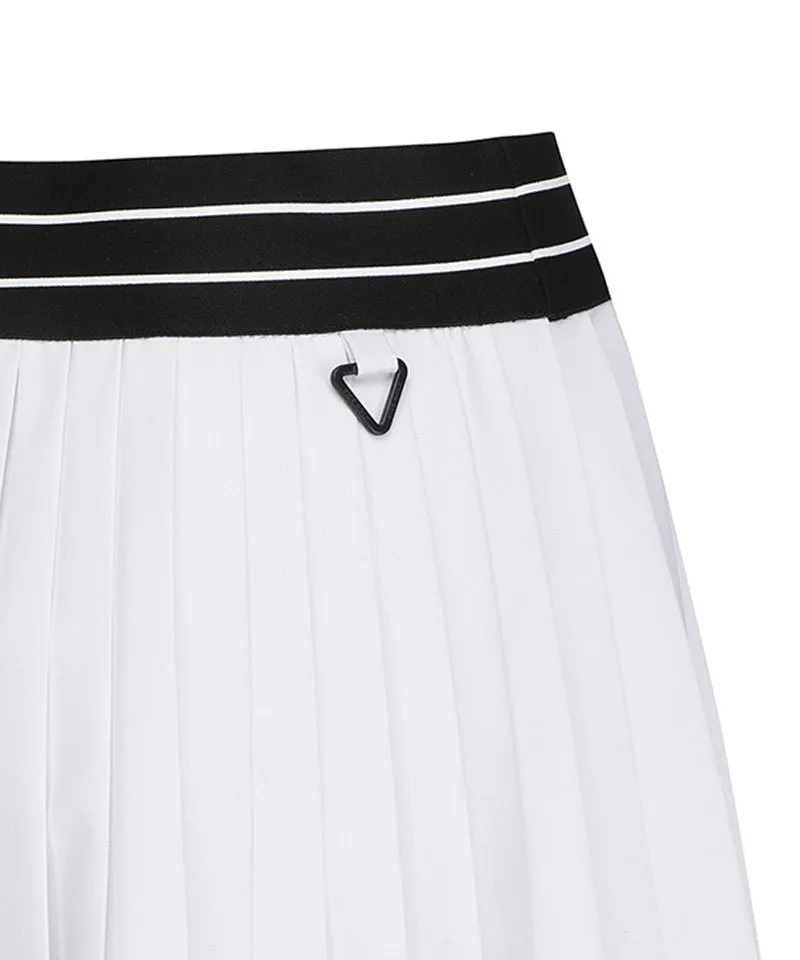 Vice Golf Atelier Women's Vice Liberty Club Pleats Skirt - Off-White
