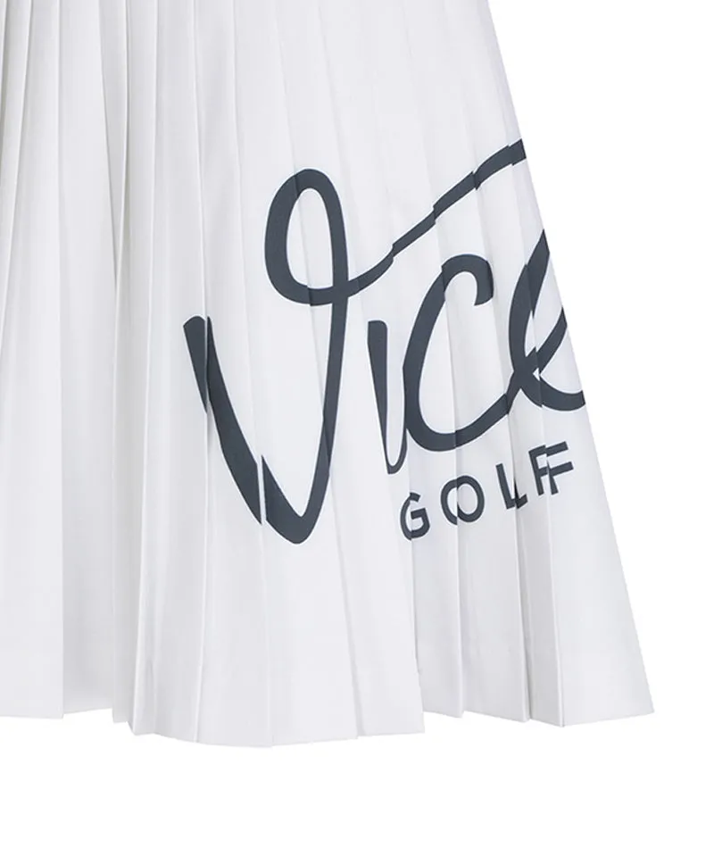 Vice Golf Atelier Women's Vice Liberty Club Pleats Skirt - Off-White