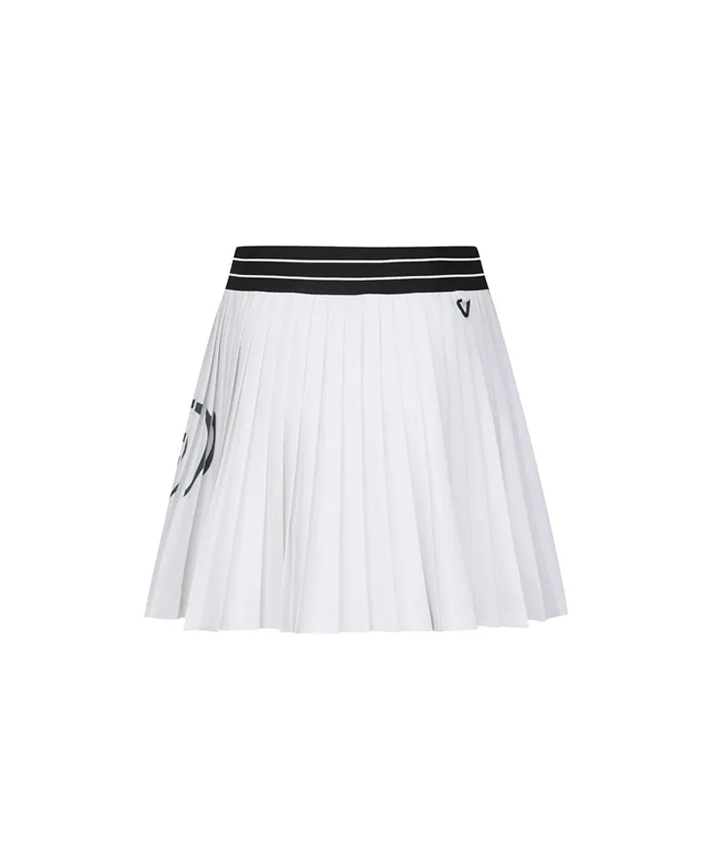 Vice Golf Atelier Women's Vice Liberty Club Pleats Skirt - Off-White