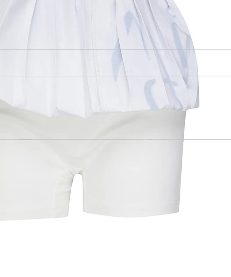 Vice Golf Atelier Women's Vice Liberty Club Pleats Skirt - Off-White