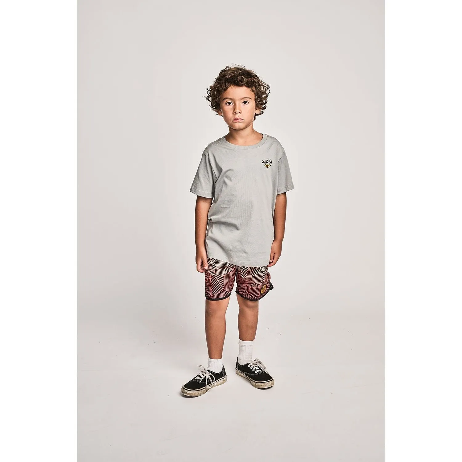 Wavebuoys Bshort - Peach Stripe