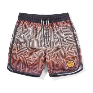 Wavebuoys Bshort - Peach Stripe