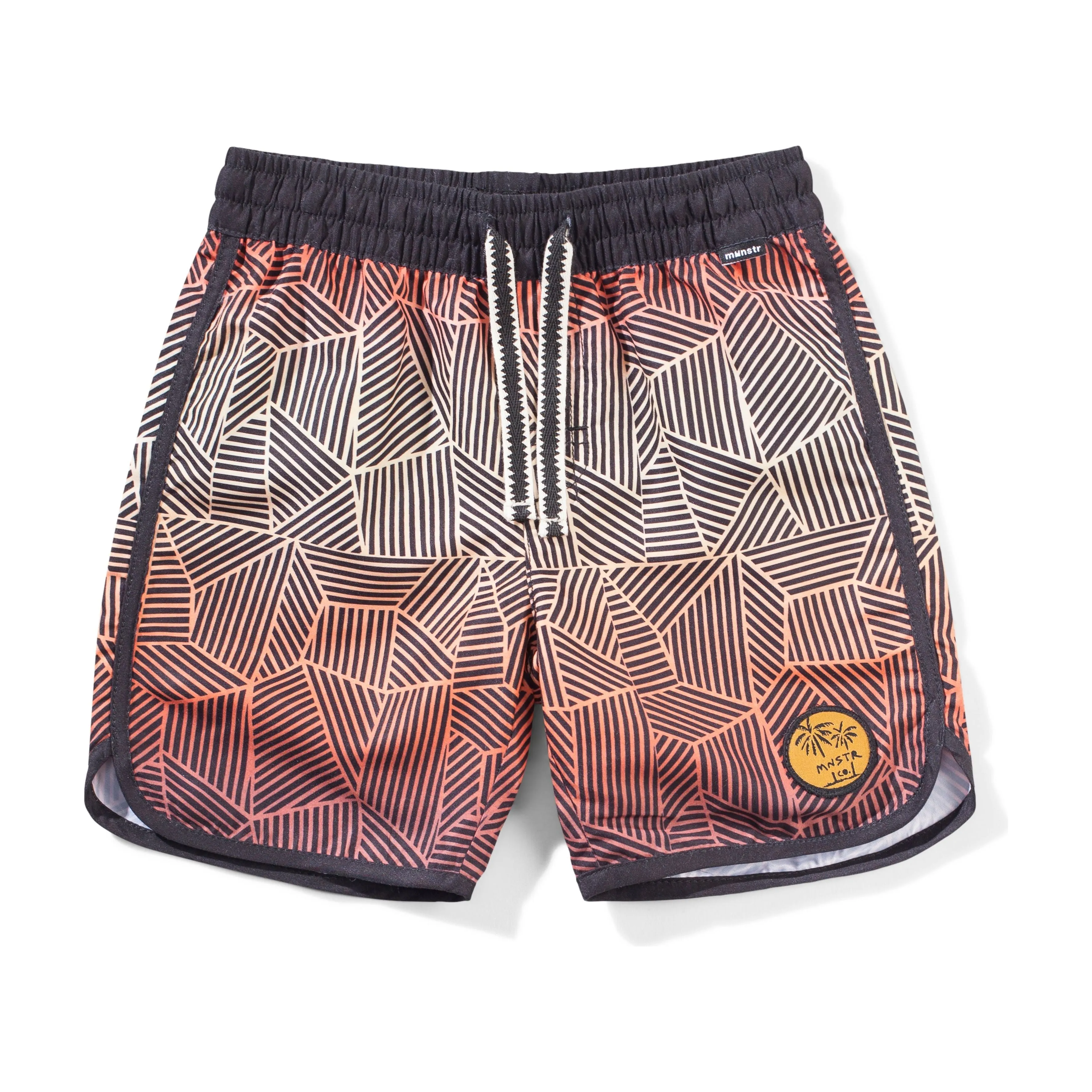 Wavebuoys Bshort - Peach Stripe