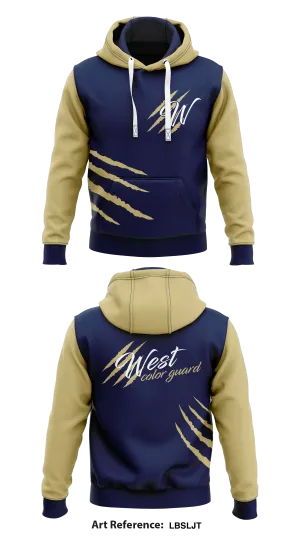 West Forsyth Color Guard Store 1 Core Men's Hooded Performance Sweatshirt - LbsLjt