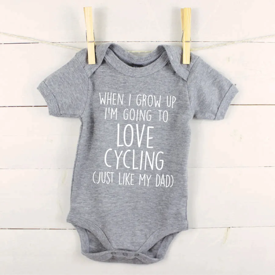 When I Grow Up I'm Going To Love… Like My Dad Babygrow