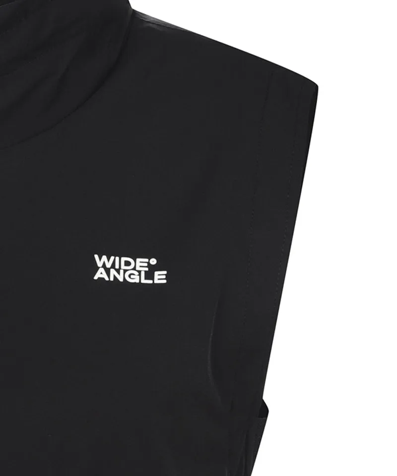WideAngle: Co High Neck Midi Vest L - Black