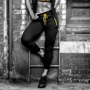 Women High Waist Sweat Pants