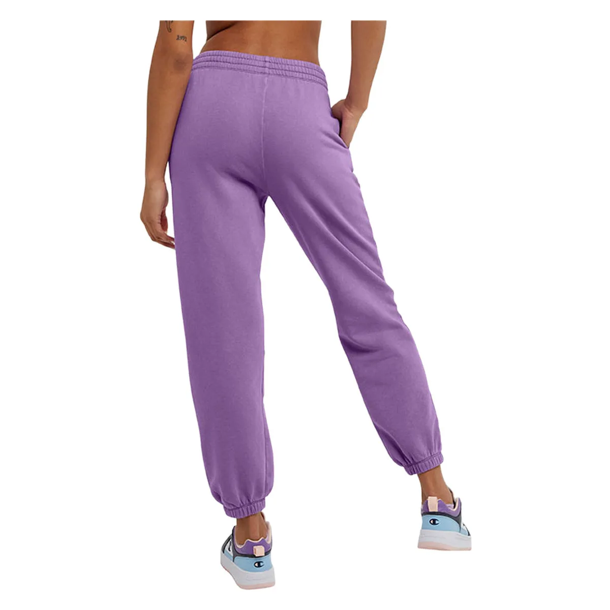 Women's Acid Wash Fleece Sweat Fleece Pants