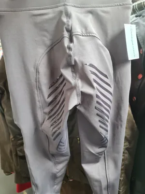 Wow Range riding leggings on charcoal grey FREE POSTAGE *