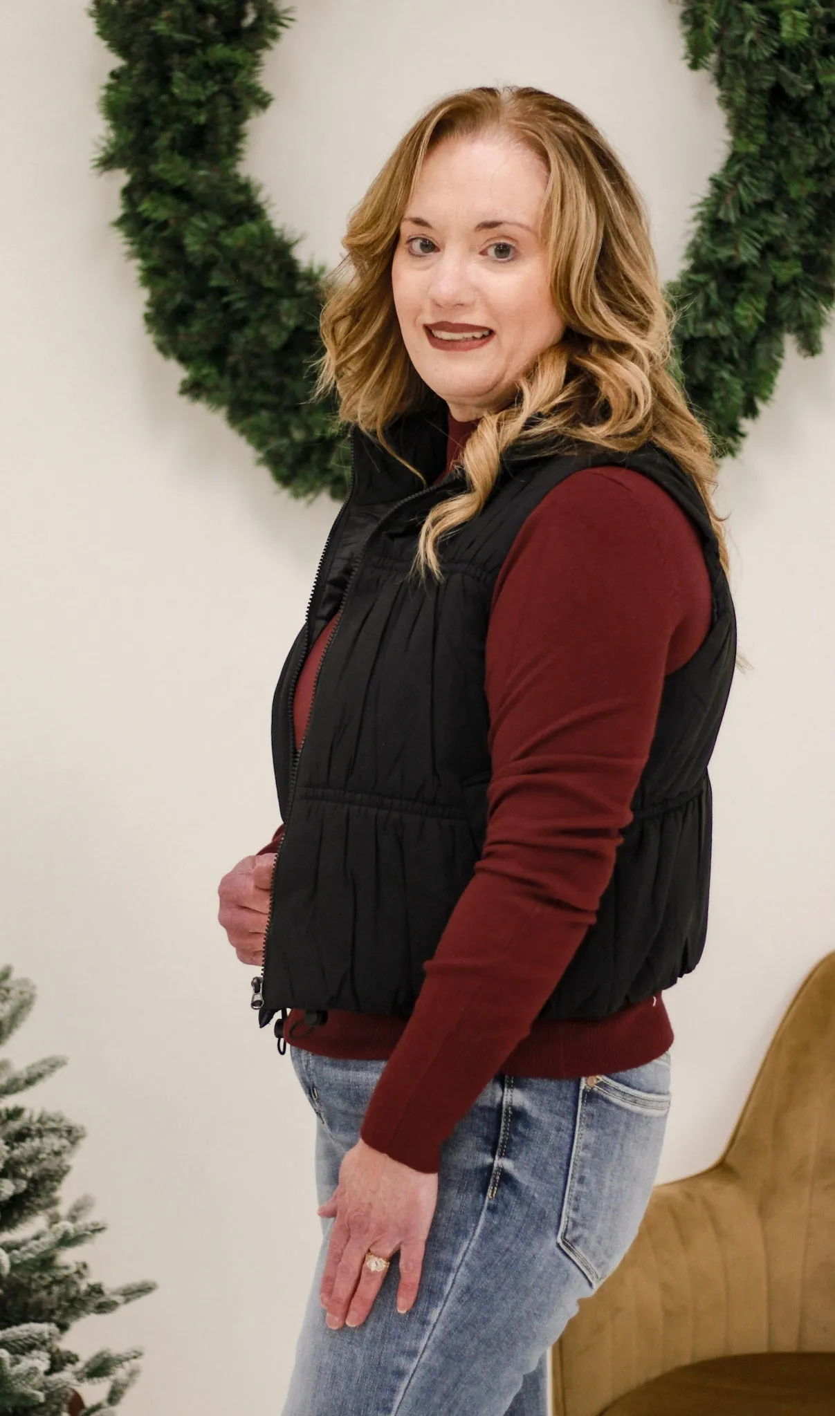You Best Believe Black Vest